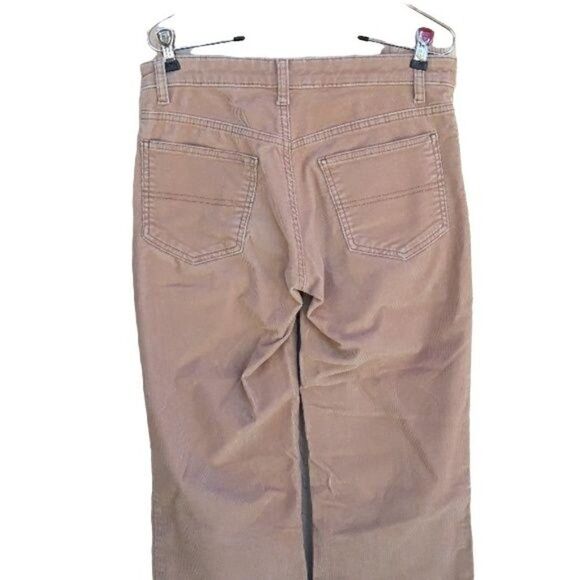 Vtg Polo Jeans Co Pants Corduroy High-rise Wide Straight Leg Camel Sz 2 - Picture 7 of 8